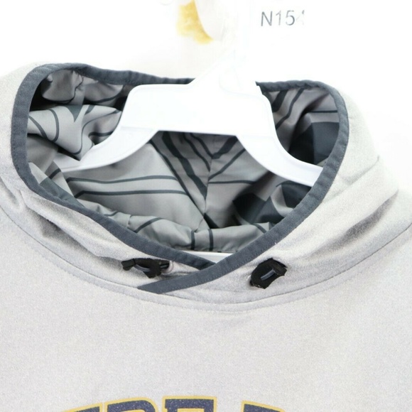Under Armour Notre Dame Hoodie Sweatshirt Gray S - Picture 7 of 8